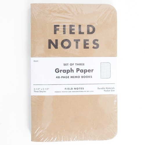 Field Notes, Graph, 3 Pack